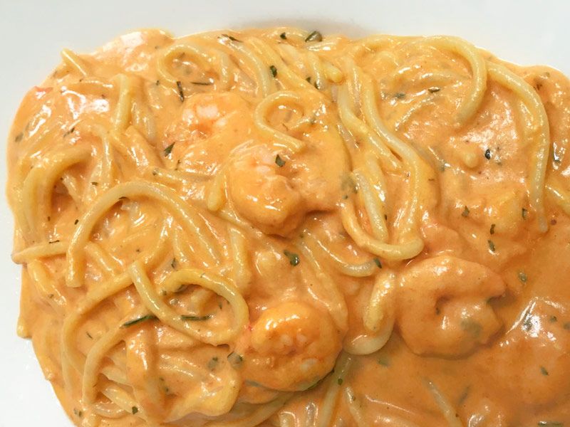 Platos de pasta en La Vall d'Uixó